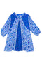 Athena Dress Blue Dahlia Patchwork and Lace (Older Girls)