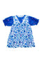 Lily Dress Blue Dahlia Patchwork (baby)