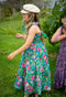 Lilas Dress Aqua Anemone
