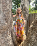 Lilac Dress - Patchwork Sunset Splice