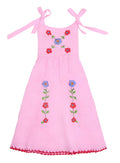 Frida Dress in Rose Linen