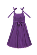 Frida Dress in Violet Cotton