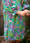 Carnation Dress Aqua Paris Gypsy flowers