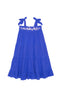 April Dress Sapphire with Hand Embroidery (Mama)