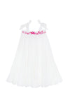 April Dress Gardenia with Hand Embroidery