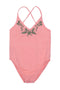 Honey Leotard Apricot with Hand Embroidery