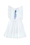 Juno Dress Gardenia with Embroidery and Lace
