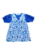 Lily Dress Blue Dahlia Patchwork (baby)