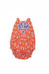 Hibiscus (Baby) Coral Whisper with Applique