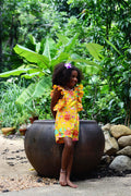 Tulip Playsuit Saffron Batik