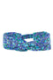 head band blue wild flower