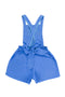 Pomme Playsuit Periwinkle with colour hand stitch