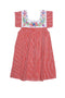 Allegra Dresss Paprika Stripe w/ Hand Stitch (Limited Edition)