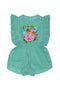 Delphine Playsuit Mint with Embroidery