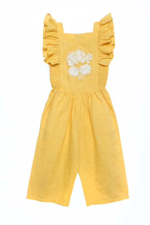 Wilde Jumpsuit Citron Embroidery