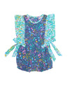 Honore Sunsuit Baby Ink Jardin Patch 🐚