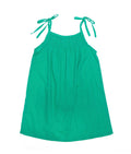 Ginger Dress Green with handstitch