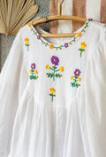 Carnation Dress Salt with Embroidery