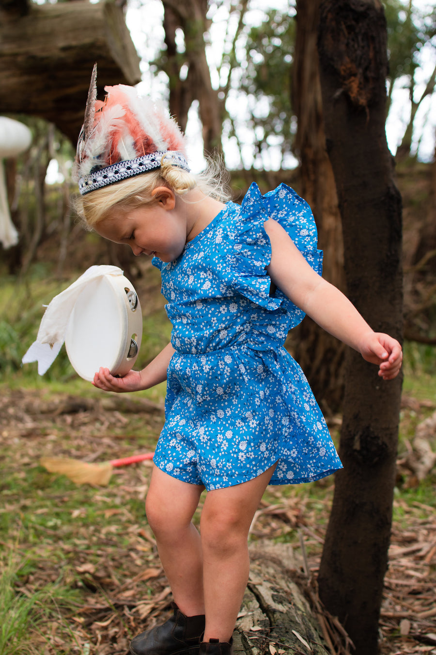 □美品□soor ploom□Ginger Playsuit□2yr SOOR PLOOM 】Netty Skirt- Ginger 2y - ワンピース